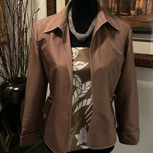 Three-piece 100% silk pan suit size size 10